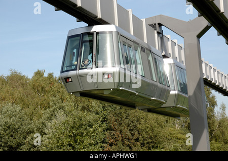 Skytrain, Duesseldorf International Airport, Germany. Stock Photo