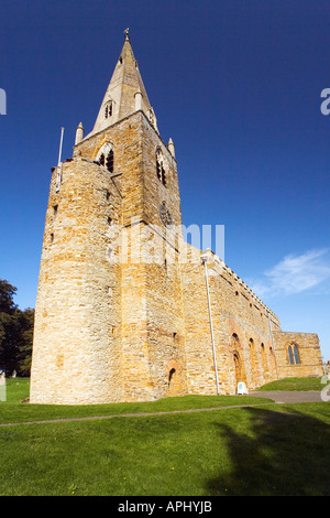 Brixworth Saxon Church near Northampton Northamptonshire England UK United Kingdom Great Britain British Isles Europe EU Stock Photo