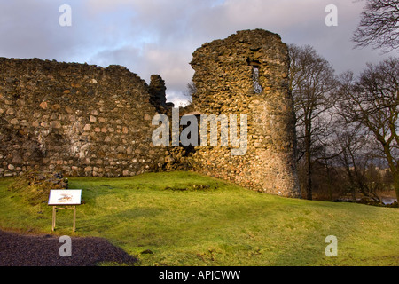 Old Inverlochy Castle, Fort William , Scotland, UK Stock Photo