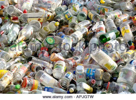 Recycling, Old Glass, Bottles, Environment, Environment Protection 