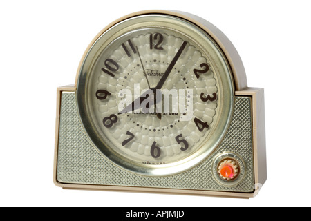 Vintage Alarm Clock Stock Photo