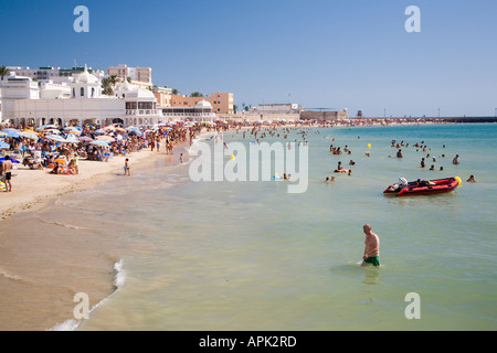 La Caleta Beach, Cadiz, Spain Stock Photo