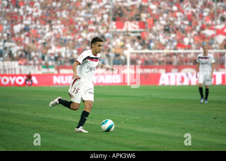 Jesus Navas with ball Stock Photo