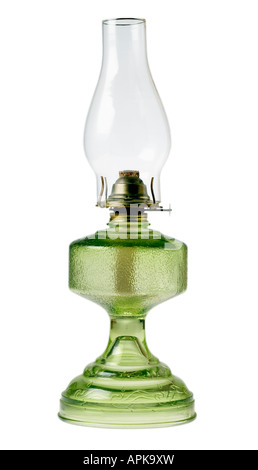 Antique kerosene lamp Stock Photo