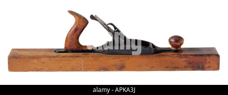 Antique Stanley fore plane Stock Photo