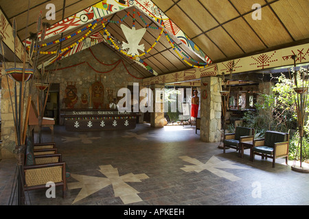 Samburu Serena Lodge, Kenya, Samburu National Reserve, Isiolo Stock Photo