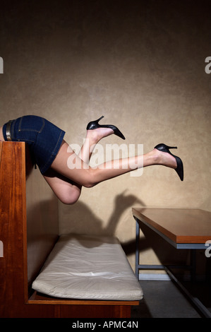 Woman legs Stock Photo