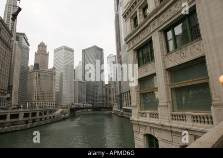 Chicago, USA, Chicago (/ʃɪˈkɑːɡoʊ/ ( listen) or /ʃɪˈkɔːɡoʊ/), officially the City of Chicago, is the third-most populous city in the United States. Wi Stock Photo