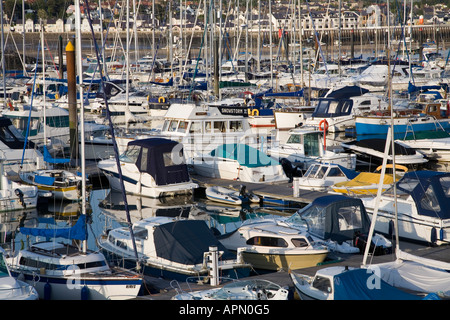 Boats in harbour Conwy Wales UK Stock Photo