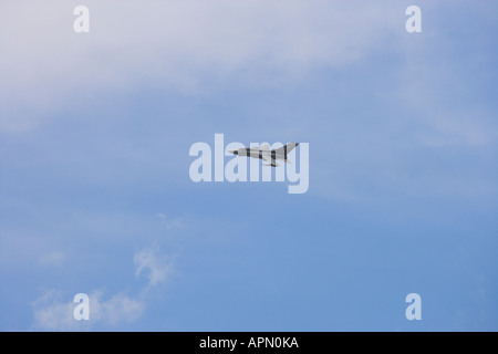 Tornado G4 banking against a blue sky Stock Photo
