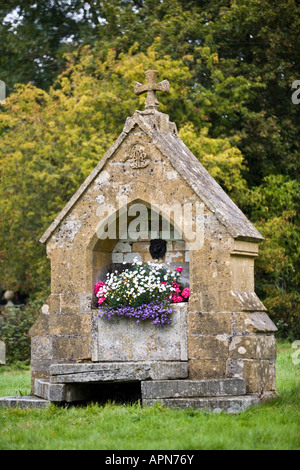 Well feature at Wyck Rissington, Gloucestershire, UK Stock Photo