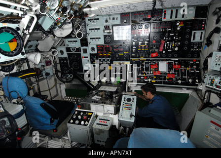 Submarine control room Stock Photo - Alamy