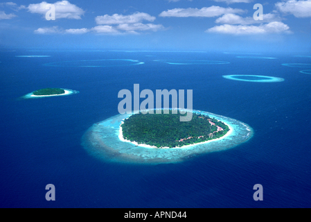 Maledives, group of islands, Maldives Stock Photo