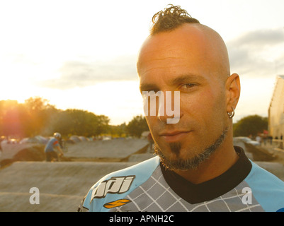 BMXER PORTRAIT Stock Photo