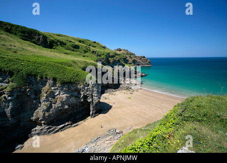 Bossiney cove near tintagel north hi res stock photography and