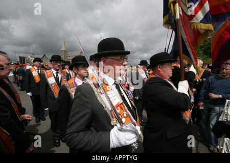 Orangemen at Drumcree Church in Portadown, Northern Ireland Stock Photo ...