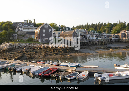 Low tide in Stonington Maine USA New England Stock Photo