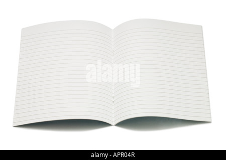 Blank Open notebook Stock Photo