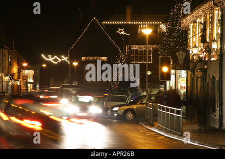 Christmas lights in Holt, Norfolk Stock Photo: 22411419 - Alamy