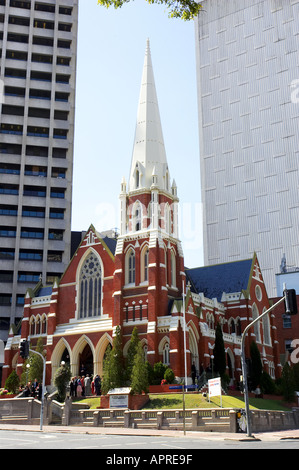 Albert Street Uniting Church Methodist Presbyterian Brisbane Queensland Australia Stock Photo