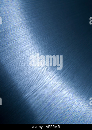 Brushed aluminum surface Stock Photo