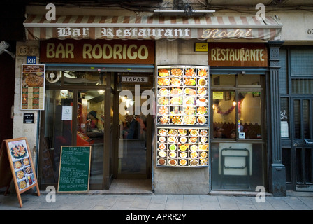 Tapas in Barcelona Stock Photo