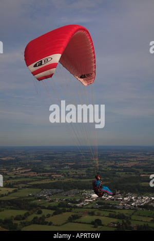 Hang gliding from the Malvern Hills Stock Photo - Alamy