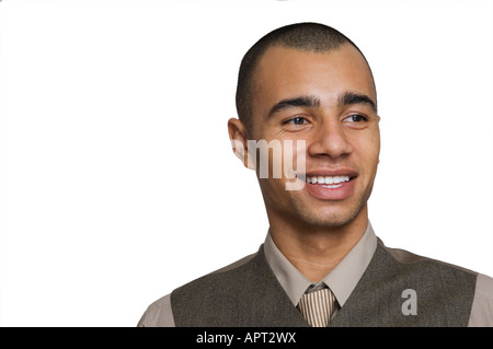 young mixed race businessman Stock Photo