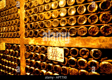 Cockburn Cellar bottle  bottles Porto Portugal Portuguese Port vintage winery Stock Photo