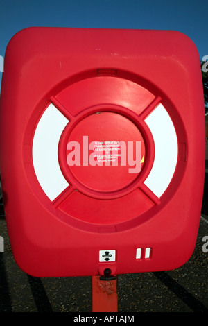 Red Rlifesaving Ring Life saving ring Stock Photo - Alamy
