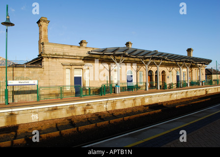 Mansfield Train Station. Stock Photo