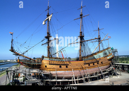 Lelystad Replica Batavia VOC 1628 Boat Sailing Ship Stock Photo - Alamy