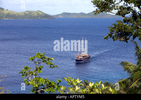 Tui Tai Adventure Cruises Fiji Islands Cobia Island Ringgolds Stock Photo