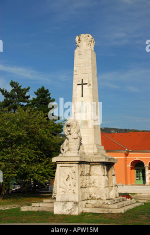 First World War Monument, Esztergom, Hungary, European Union Stock Photo