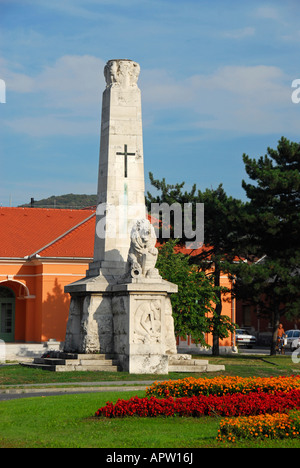 First World War Monument, Esztergom, Hungary, European Union Stock Photo