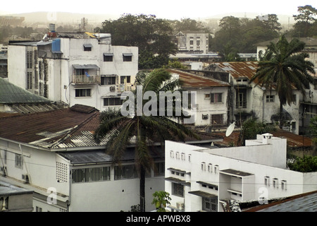 Heavy wind over city, Kinshasa Democratic Republic Congo, Africa Stock Photo