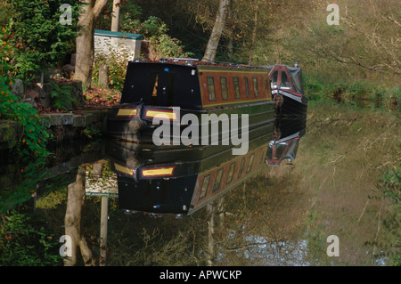 Narrow Boats On The Cauldon Canal Stock Photo