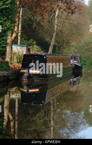 Narrow Boats On The Cauldon Canal Stock Photo