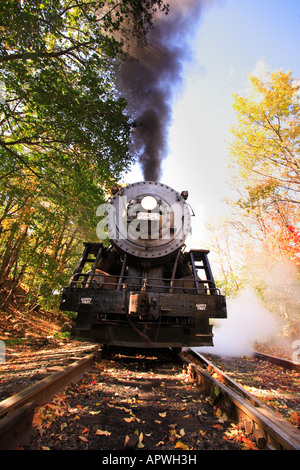 Western Maryland Scenic Railroad, Frostburg, Maryland, USA Stock Photo