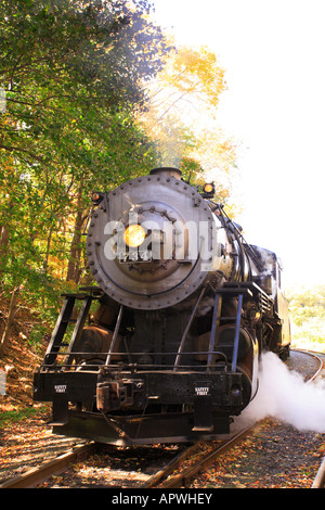 Western Maryland Scenic Railroad, Frostburg, Maryland, USA Stock Photo