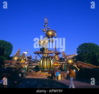 Astro Orbitor Tomorrowland ride Disneyland Annaheim California USA Stock Photo