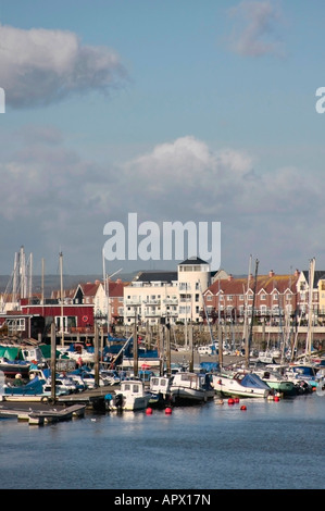 Littlehampton Harbour, Littlehampton, West Sussex, England, UK Stock
