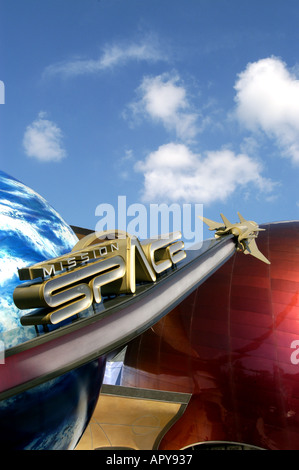 Orlando FL EPCOT Walt Disney World Mission Space Stock Photo