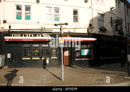 City Arms Quay St Cardiff Stock Photo