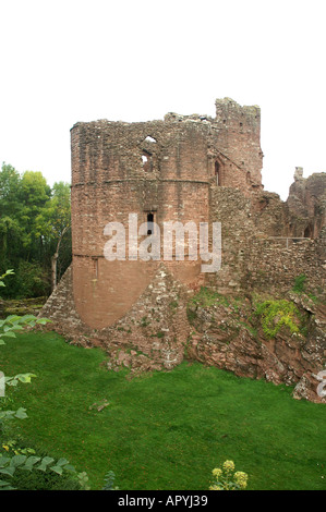 Goodrich Castle Welsh Marches Ross-on-Wye Herefordshire England United Kingdom Stock Photo