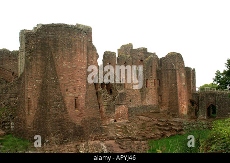 Goodrich Castle Welsh Marches Ross-on-Wye Herefordshire England United Kingdom Stock Photo