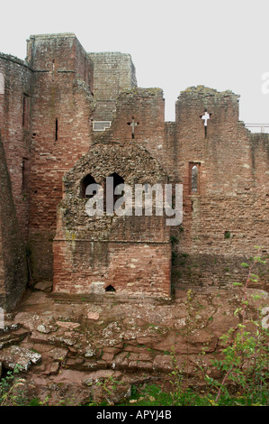 Goodrich Castle Welsh Marches Ross-on-Wye Herefordshire England United Kingdom Stock Photo