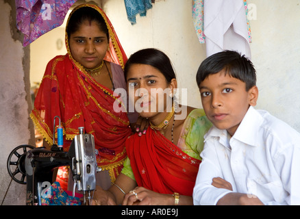 Indian seamstress Stock Photo