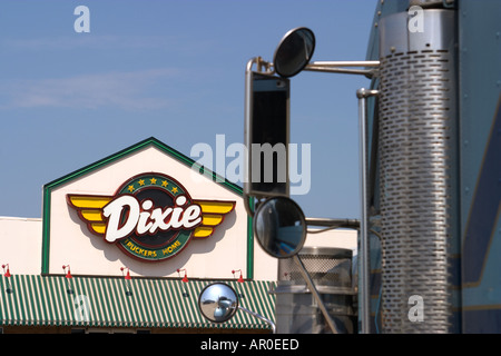 Dixie Truckers Home is a historic truck stop on Route 66 in McLean ...