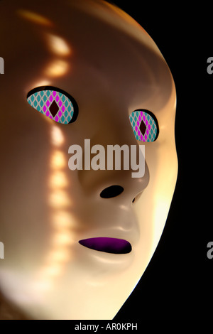 Robot android face. Stock Photo